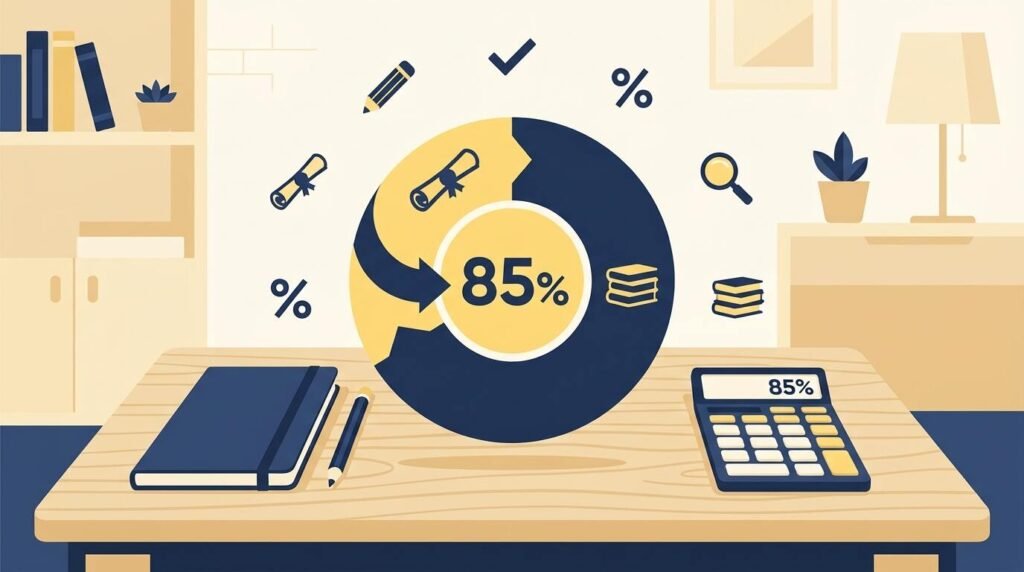 how do you calculate semester grades​ with Final and without final​